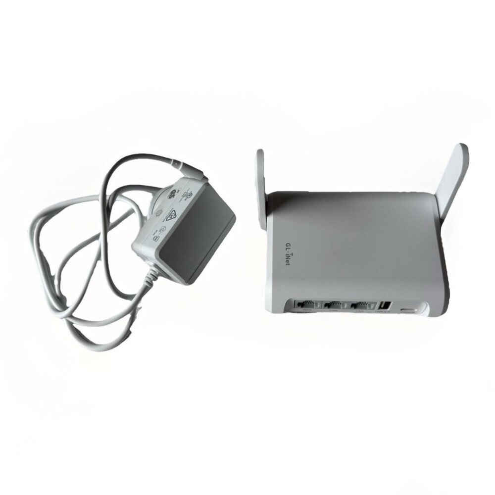 GL-SFT1200 (Opal) Secure Travel WiFi Router, AC1200 Dual Band Gigabit Etherne...